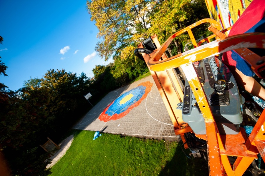 Basketbalcourt Luisbekelaar